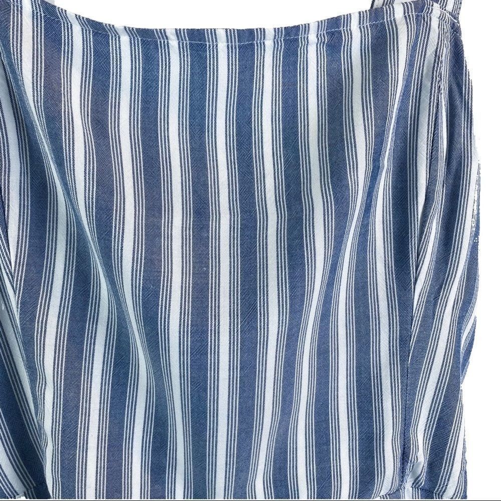 Hollister Striped Ruffle-Hem Mini Dress- Med - Picture 4 of 6